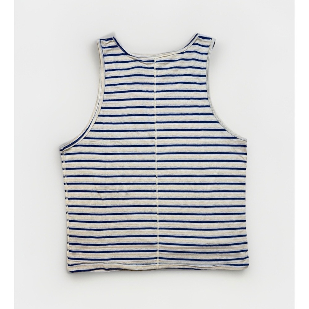 Rhude Striped Signature Logo Tank Top Size M Brand New - Picture 2 of 6